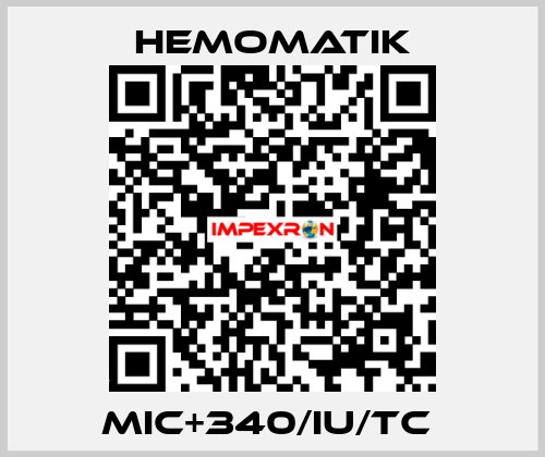 MIC+340/IU/TC  Hemomatik