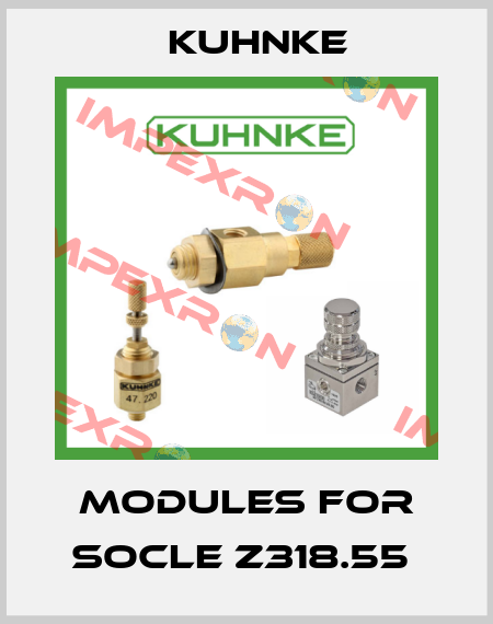 MODULES FOR SOCLE Z318.55  Kuhnke