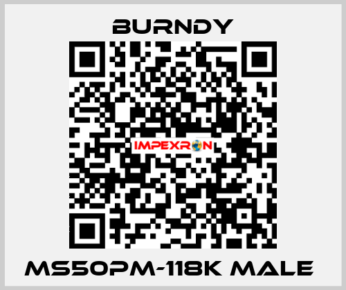 MS50PM-118K MALE  Burndy