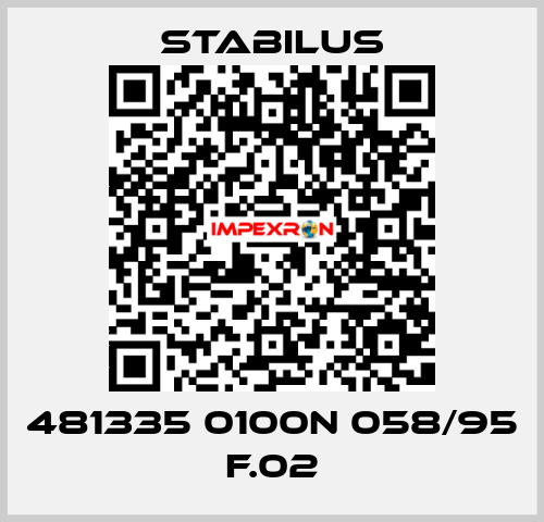 481335 0100N 058/95 F.02 Stabilus