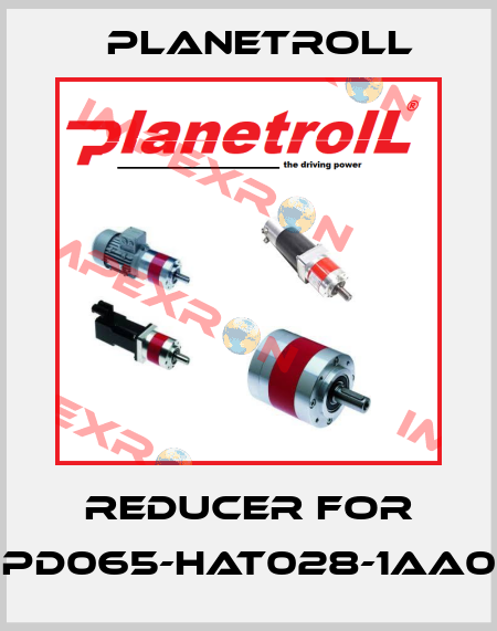reducer for PD065-HAT028-1AA0 Planetroll