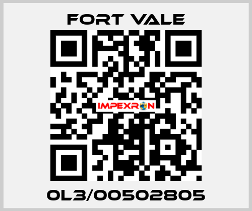 0L3/00502805 Fort Vale