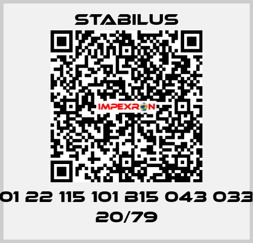 01 22 115 101 B15 043 033 20/79 Stabilus