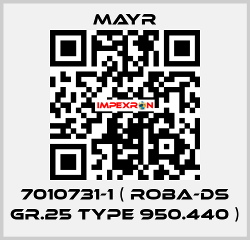 7010731-1 ( ROBA-DS Gr.25 Type 950.440 ) Mayr