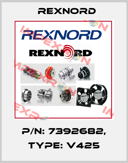 P/N: 7392682, Type: V425 Rexnord