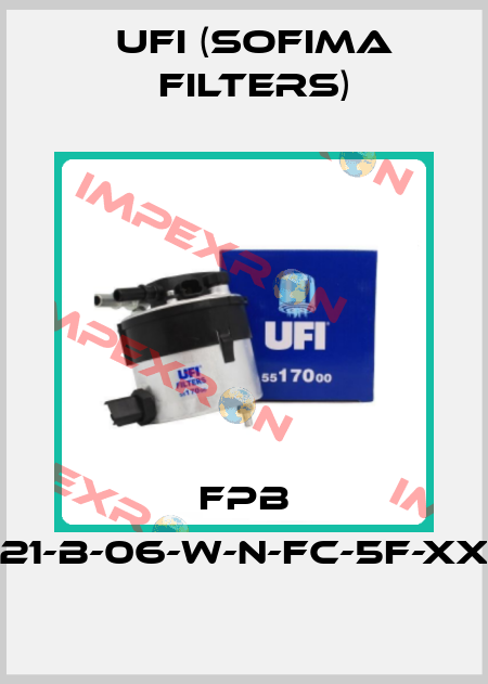 FPB 21-B-06-W-N-FC-5F-XX Ufi (SOFIMA FILTERS)