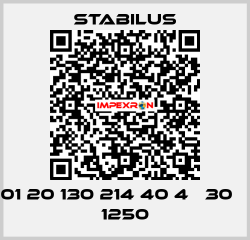 01 20 130 214 40 4 Τ30 Χ 1250 Stabilus