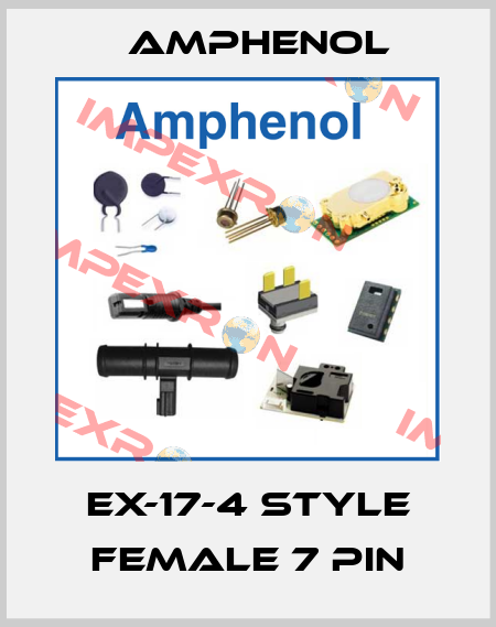 EX-17-4 STYLE FEMALE 7 PIN Amphenol