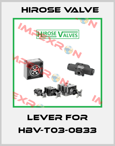 Lever for HBV-T03-0833 Hirose Valve
