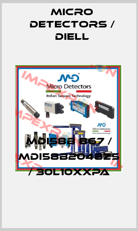 MDI58B 867 / MDI58B2048Z5 / 30L10XXPA
 Micro Detectors / Diell