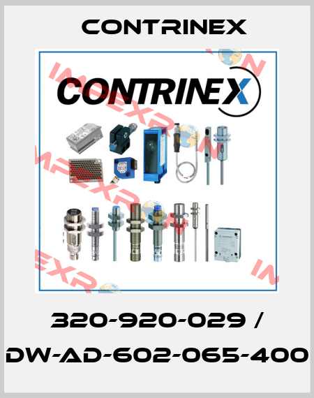 320-920-029 / DW-AD-602-065-400 Contrinex