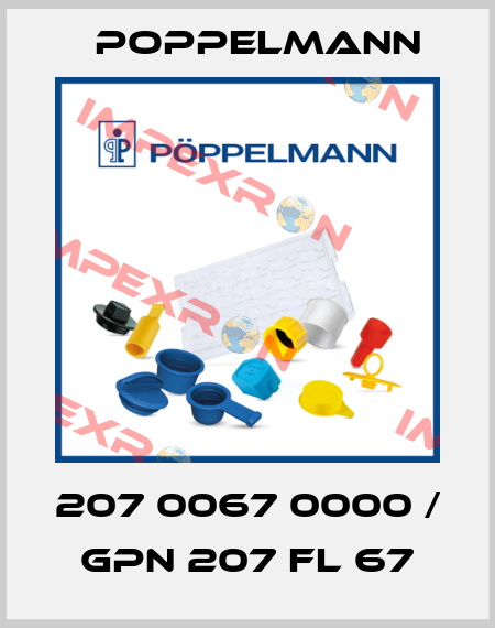207 0067 0000 / GPN 207 FL 67 Poppelmann