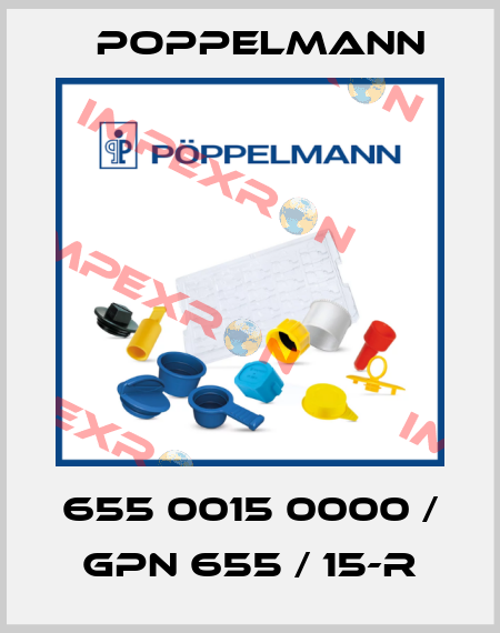 655 0015 0000 / GPN 655 / 15-R Poppelmann
