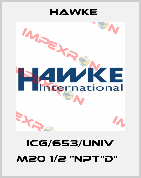 ICG/653/UNIV M20 1/2 "NPT"D"	 Hawke