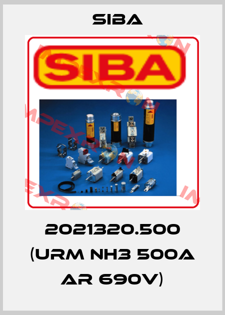 2021320.500 (URM NH3 500A aR 690V) Siba