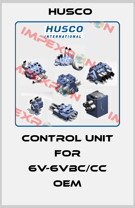 control unit for 6V-6VBC/CC OEM Husco