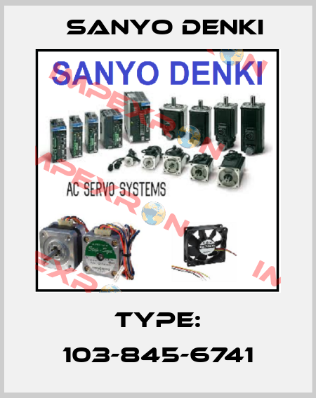 Type: 103-845-6741 Sanyo Denki