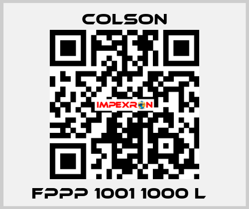 FPPP 1001 1000 L   Colson