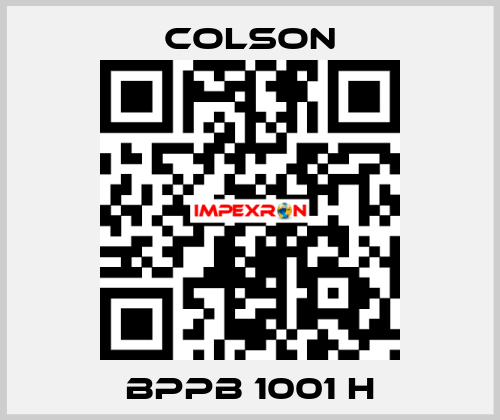 BPPB 1001 H Colson