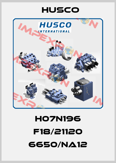 H07N196 F18/21120 6650/NA12 Husco