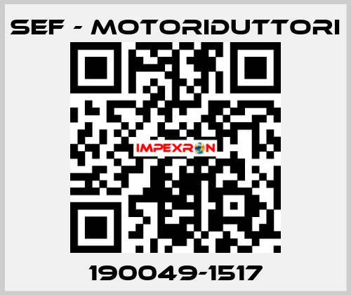 190049-1517 SEF - MOTORIDUTTORI