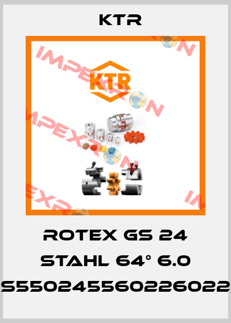 ROTEX GS 24 STAHL 64° 6.0 (S550245560226022) KTR