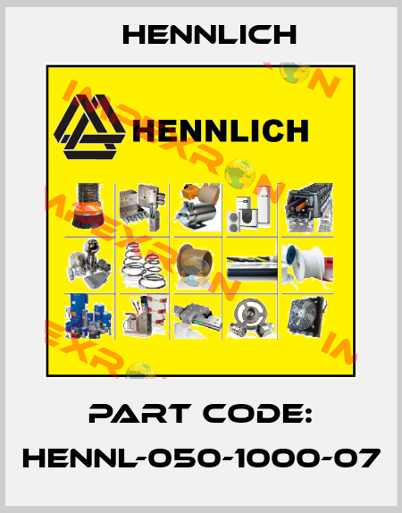 Part Code: HENNL-050-1000-07 Hennlich