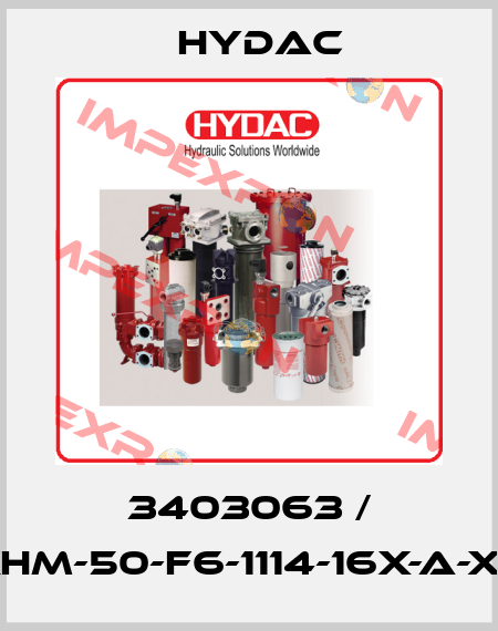 3403063 / KHM-50-F6-1114-16X-A-XL Hydac
