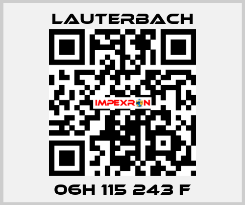 06H 115 243 F Lauterbach