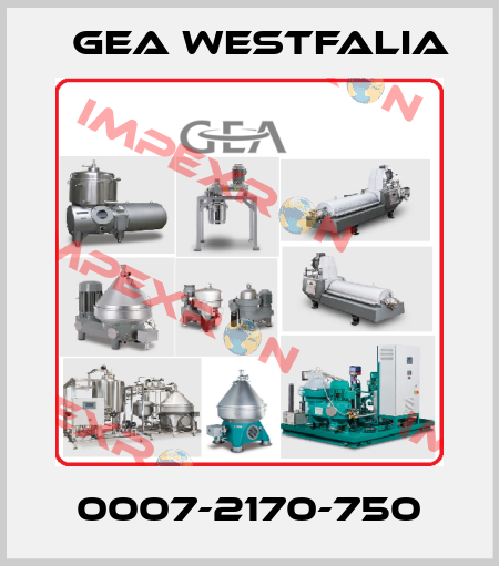 0007-2170-750 Gea Westfalia
