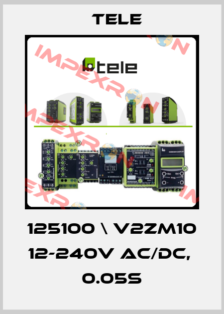 125100 \ V2ZM10 12-240V AC/DC,  0.05s Tele
