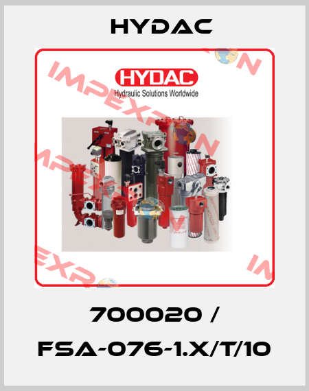 700020 / FSA-076-1.X/T/10 Hydac