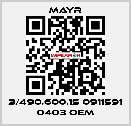 3/490.600.1S 0911591 0403 OEM Mayr