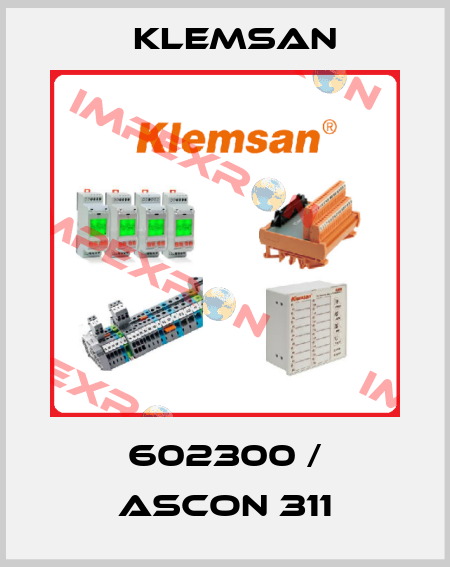 602300 / ASCON 311 Klemsan