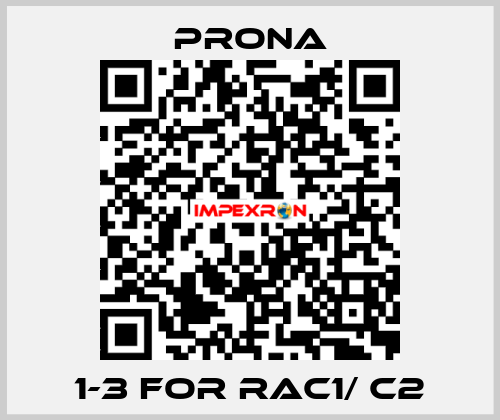 1-3 for RAC1/ C2 Prona