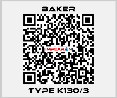 Type K130/3 BAKER