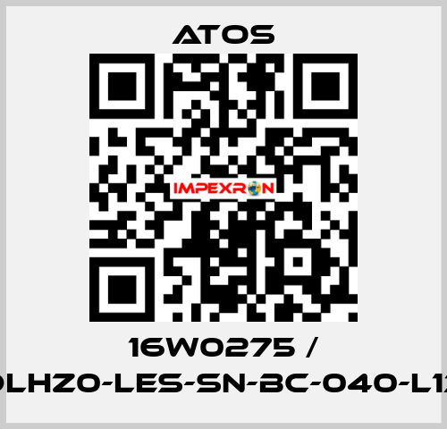 16W0275 / DLHZ0-LES-SN-BC-040-L13 Atos