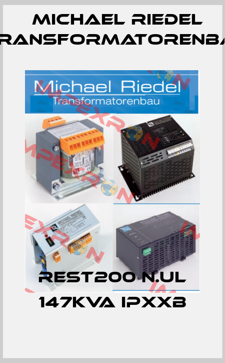 REST200 n.UL 147kVA IPXXB Michael Riedel Transformatorenbau