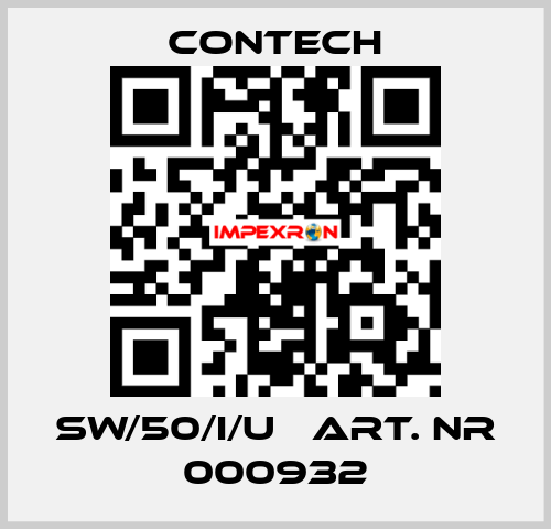 SW/50/I/U   Art. nr 000932 Contech