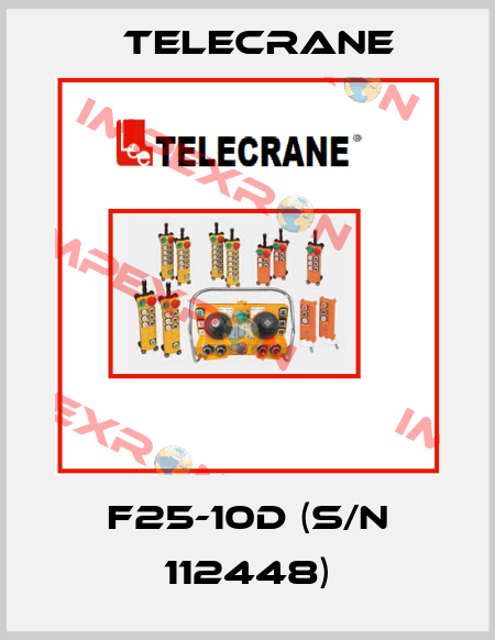 F25-10D (s/n 112448) Telecrane