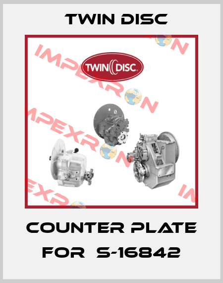 counter plate for  S-16842 Twin Disc