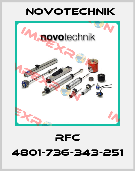 RFC 4801-736-343-251 Novotechnik