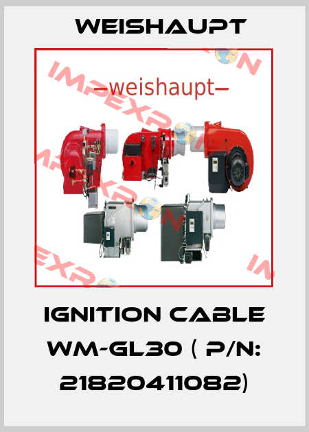 Ignition cable WM-GL30 ( p/n: 21820411082) Weishaupt