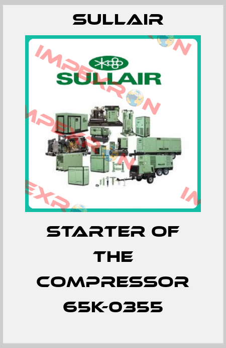 starter of the compressor 65K-0355 Sullair