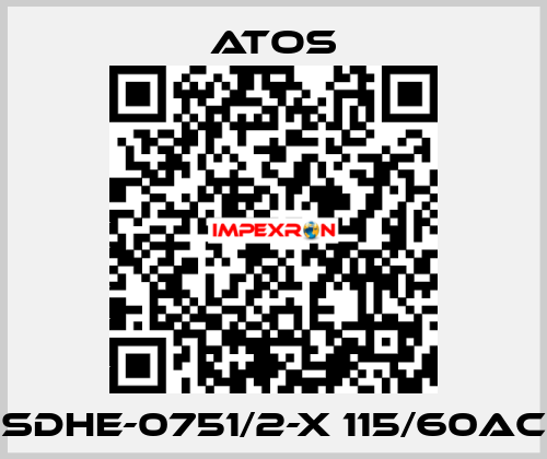 SDHE-0751/2-X 115/60AC Atos