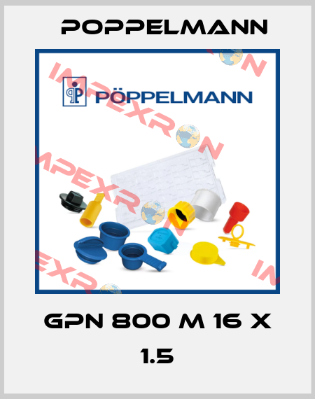 GPN 800 M 16 X 1.5 Poppelmann