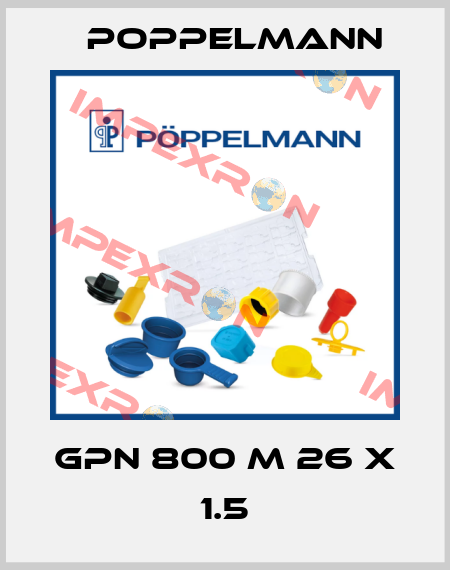 GPN 800 M 26 X 1.5 Poppelmann