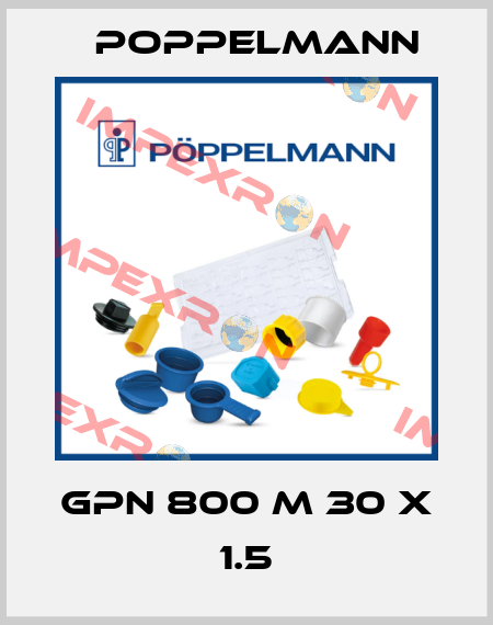 GPN 800 M 30 X 1.5 Poppelmann