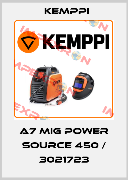 A7 MIG POWER SOURCE 450 / 3021723 Kemppi
