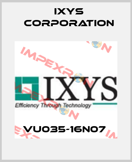 VU035-16N07  Ixys Corporation
